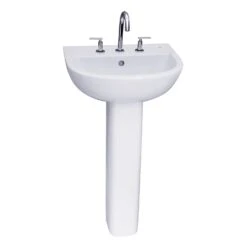 Compact 450 Pedestal Lavatory -Barclay Products Shop 3 538WH