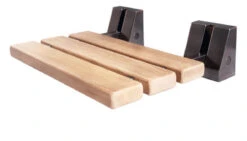 16" Wall Mounted Teak Shower Seat -Barclay Products Shop 6113 BL