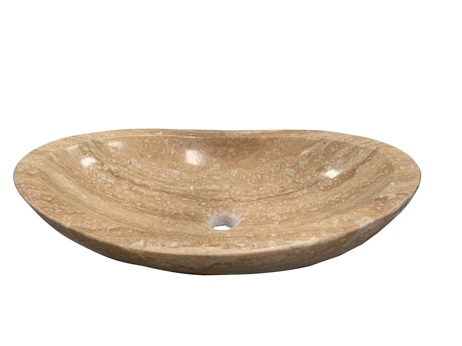 Maricopa Travertine Above Counter Basin 2 Maricopa Travertine Above Counter Basin - Image 2