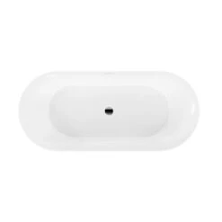 Kinsley 67" Acrylic Tub In Glossy White 8 Kinsley 67" Acrylic Tub In Glossy White -Barclay Products Shop ATDSN66ID WT 4