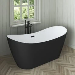 Nairobi 67" Acrylic Double Slipper Tub In Matte Black 19 Nairobi 67" Acrylic Double Slipper Tub In Matte Black -Barclay Products Shop ATDSN67MIG PMB 2 6771080c 60b0 472c 892f 013808db3eed