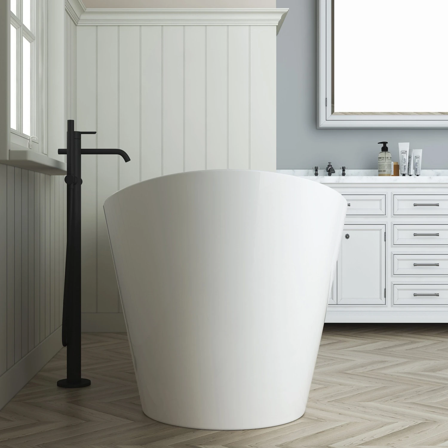 Nairobi 67" Acrylic Double Slipper Tub 7 Nairobi 67" Acrylic Double Slipper Tub - Image 7