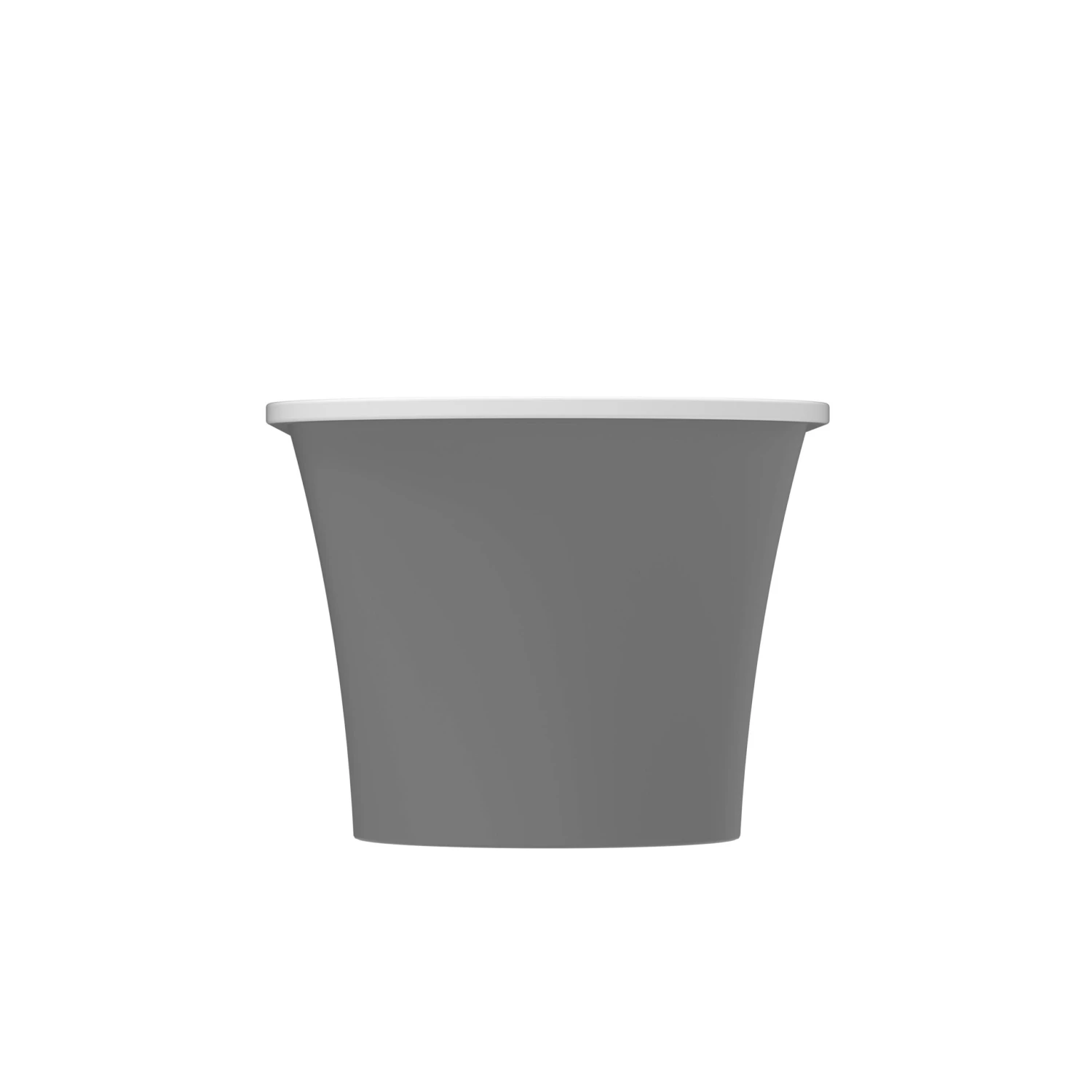 Nouri 66" Acrylic Freestanding Tub With Integral Drain In Light Grey 4 Nouri 66" Acrylic Freestanding Tub With Integral Drain In Light Grey - Image 4