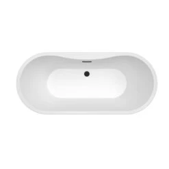 Nouri 66" Acrylic Freestanding Tub With Integral Drain In Matte Black -Barclay Products Shop ATFDRN65IG PMB 3 ff9c8128 930a 4072 a734 0c776422f20c