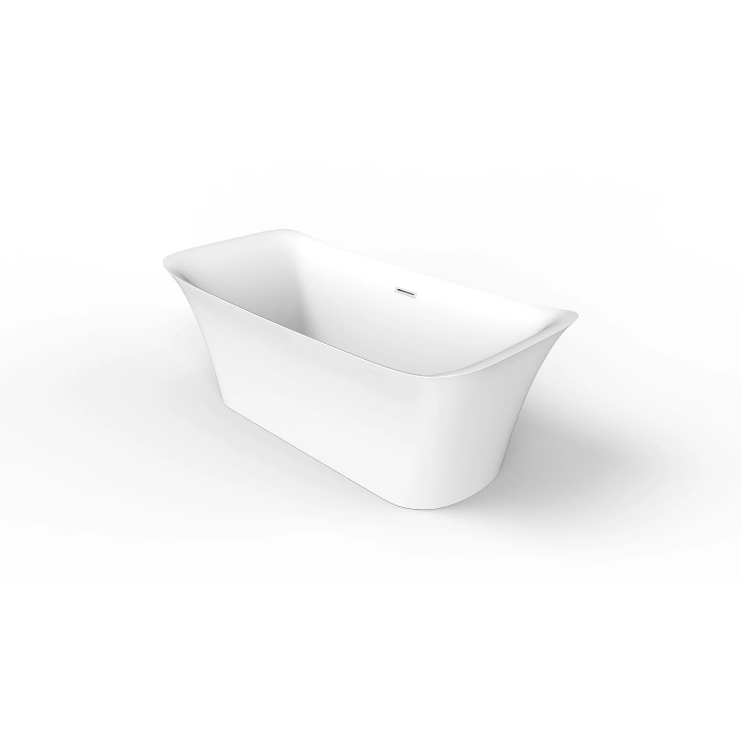 Serenity 59" Acrylic Freestanding Tub With Internal Drain 2 Serenity 59" Acrylic Freestanding Tub With Internal Drain - Image 2