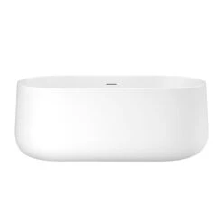 Porter 61" Acrylic Oval Tub In Matte White
