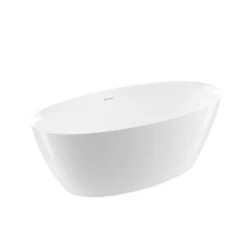 Harper 67" Acrylic Tub In Glossy White 9 Harper 67" Acrylic Tub In Glossy White -Barclay Products Shop ATOVN66IDS WT 4