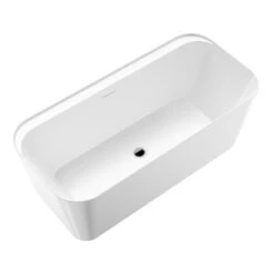 Tambora 67" Acrylic Rectangular Tub In Gloss White 8 Tambora 67" Acrylic Rectangular Tub In Gloss White -Barclay Products Shop ATRECN67ID WH 3 37e11970 7e97 4b0d aea8 bab787d66ecb