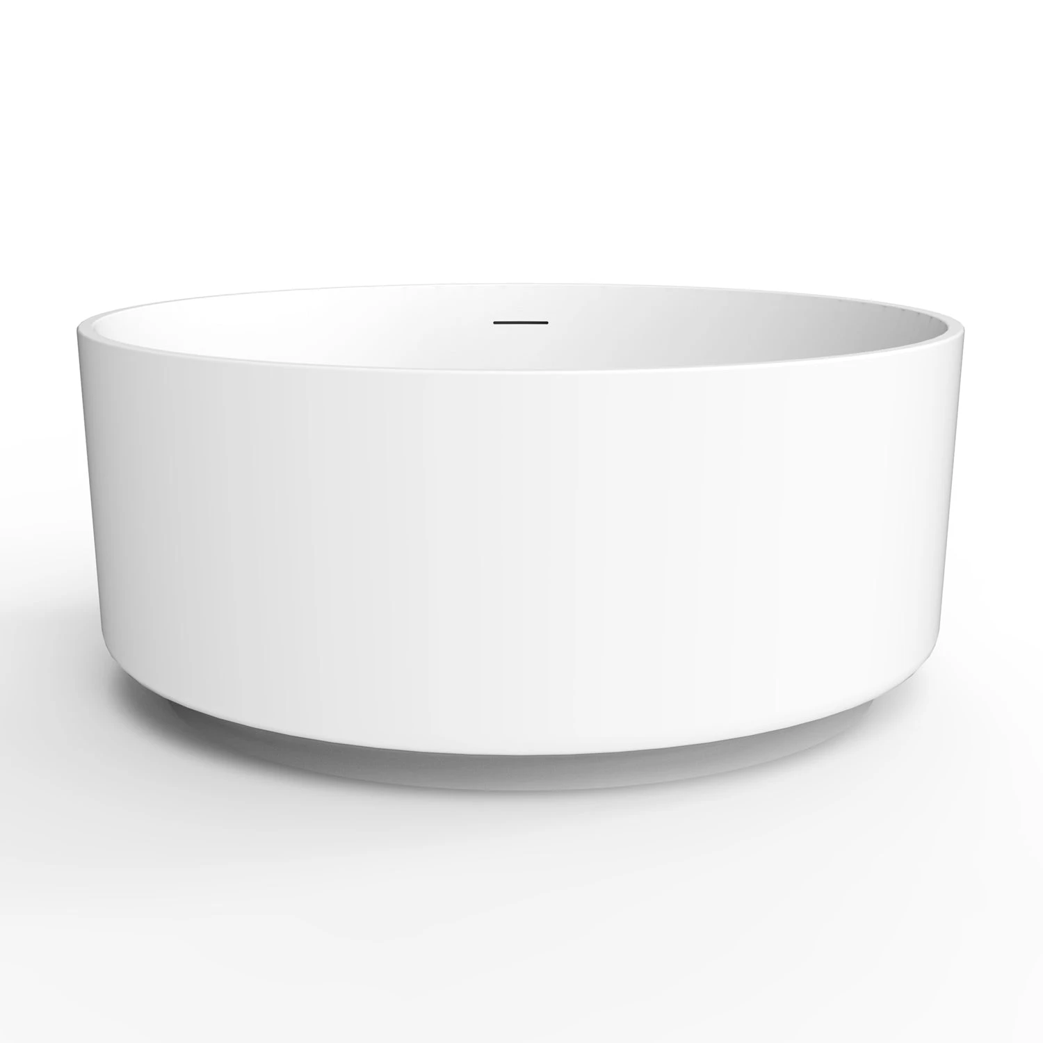 Xandra 55" Acrylic Freestanding Round Tub With Internal Drain 1 Xandra 55" Acrylic Freestanding Round Tub With Internal Drain