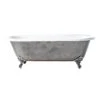Doyle 67" Cast Iron Double Roll Top Tub