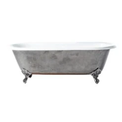 Doyle 67" Cast Iron Double Roll Top Tub