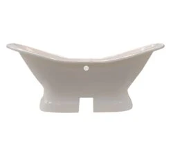 Maren 61" Cast Iron Double Slipper Tub On Base 7 Maren 61" Cast Iron Double Slipper Tub On Base -Barclay Products Shop NH 1010