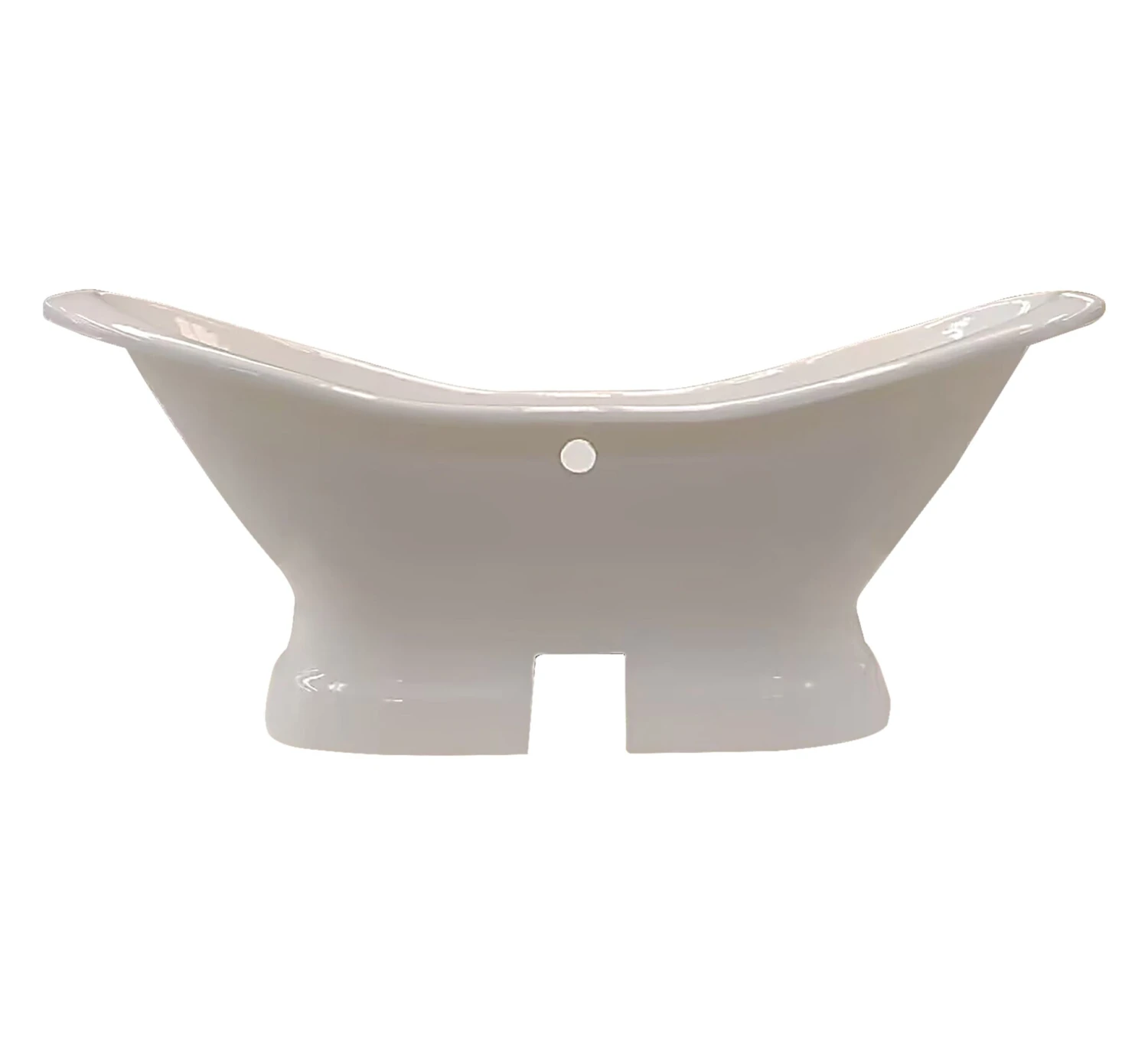 Maren 61" Cast Iron Double Slipper Tub On Base 4 Maren 61" Cast Iron Double Slipper Tub On Base - Image 4