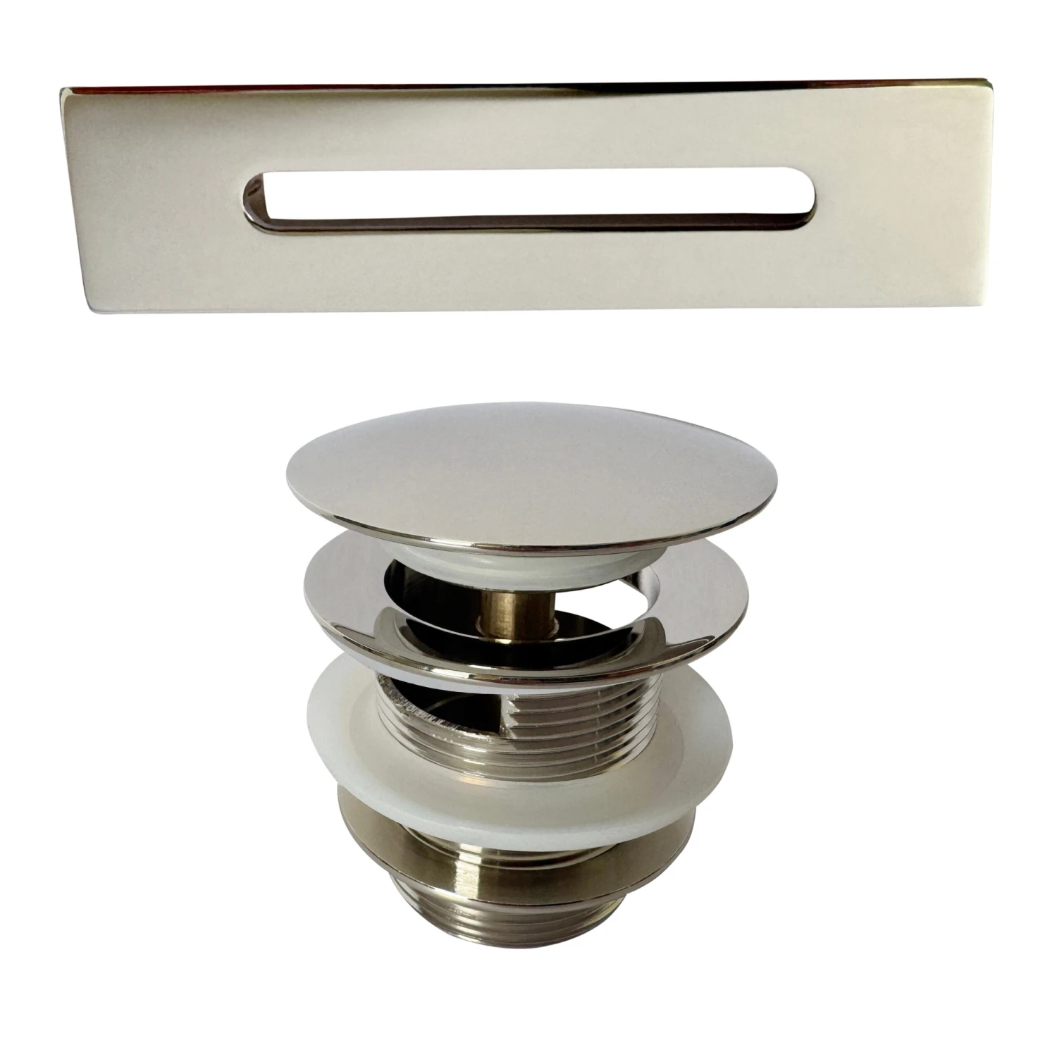 Nouri 66" Acrylic Freestanding Tub With Integral Drain In Light Grey 16 Nouri 66" Acrylic Freestanding Tub With Integral Drain In Light Grey - Image 16