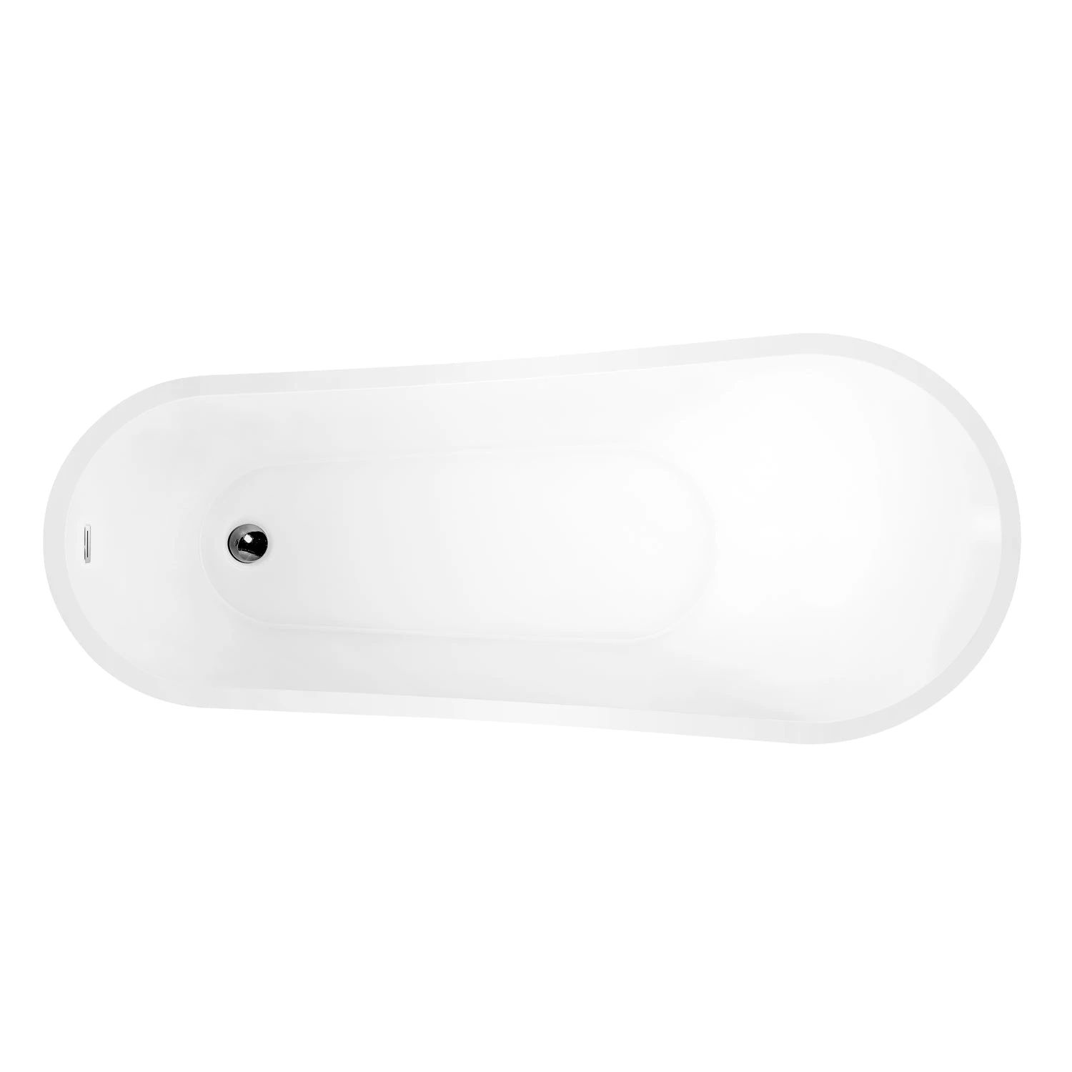 McGuire 70" Acrylic Slipper Tub With Integral Drain And Overflow 4 McGuire 70" Acrylic Slipper Tub With Integral Drain And Overflow - Image 4
