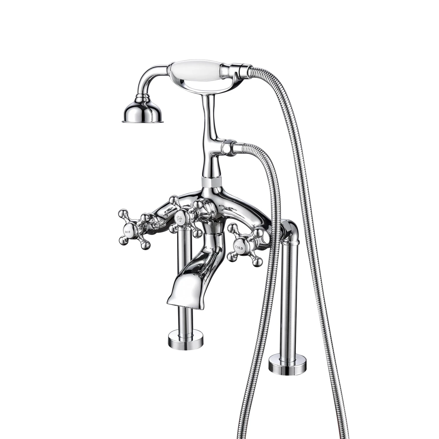 Tub Rim-Mounted Filler With Diverter 2 Tub Rim-Mounted Filler With Diverter - Image 2