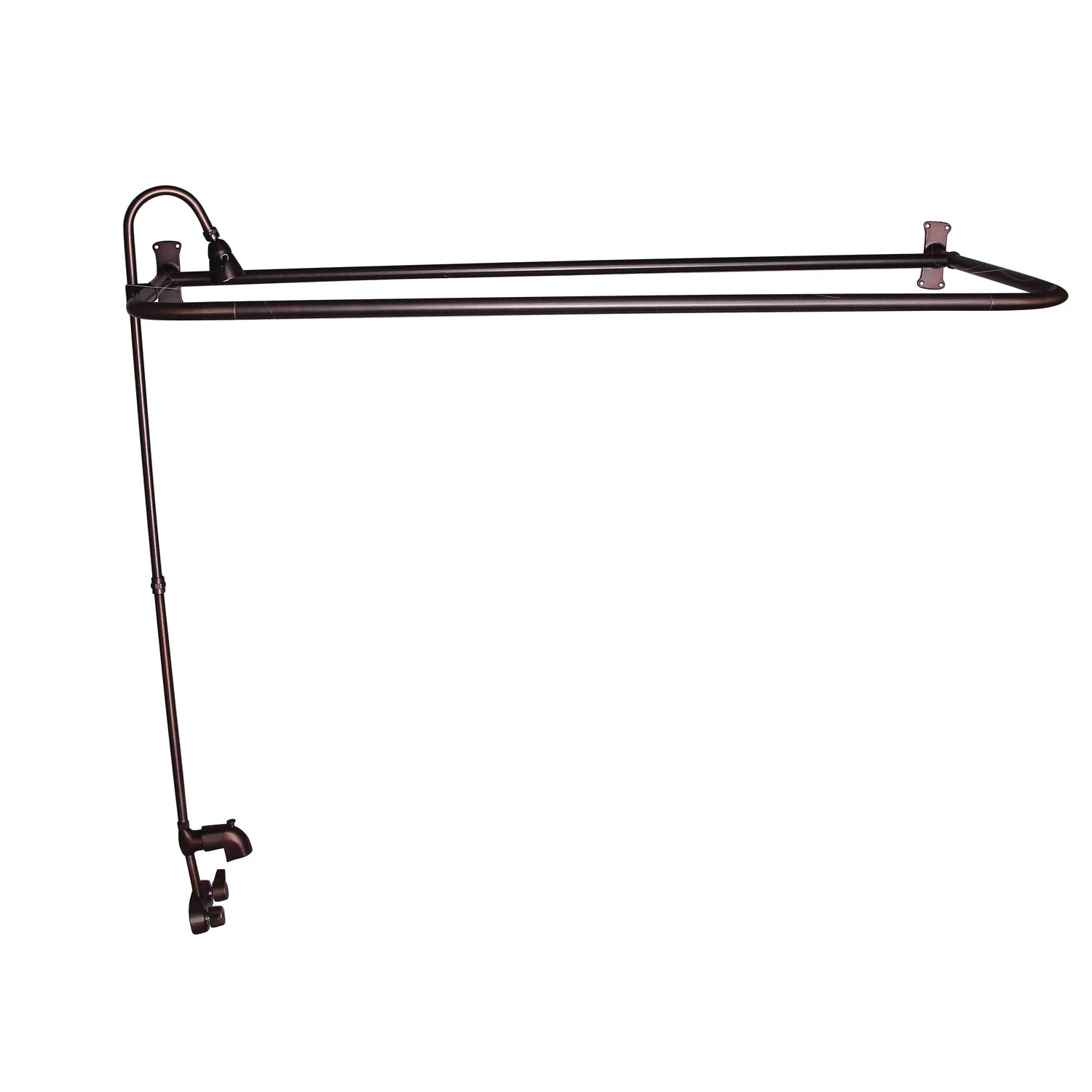 Bartlett 6" Cast Iron Roll Top Tub Kit-Oil Rubbed Bronze Accessories 2 Bartlett 6" Cast Iron Roll Top Tub Kit-Oil Rubbed Bronze Accessories - Image 2