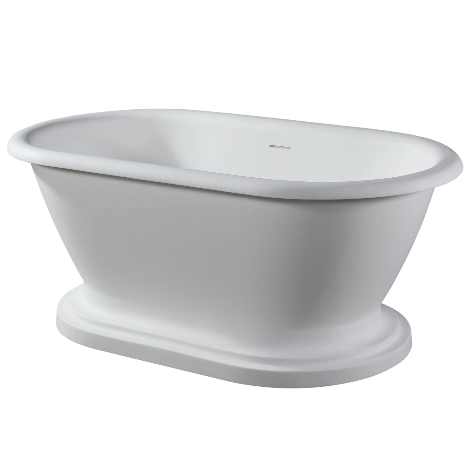 Winslow 66" BARstone Freestanding Tub On Base 1 Winslow 66" BARstone Freestanding Tub On Base