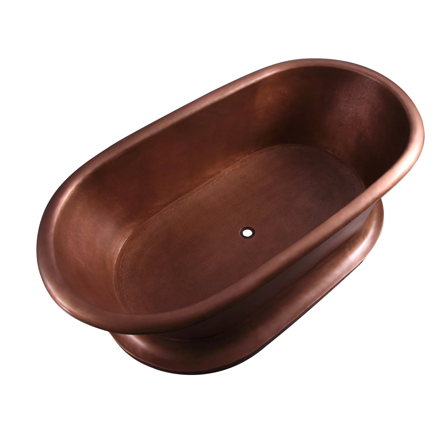 Somerset 77″ Copper Double Roll Top Tub 2 Somerset 77″ Copper Double Roll Top Tub - Image 2