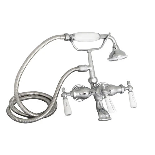 Clawfoot Tub Filler – Elephant Spout, Hand Held Shower 1 Clawfoot Tub Filler – Elephant Spout, Hand Held Shower