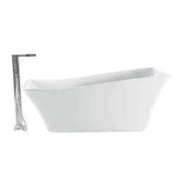 Melanie 68" Acrylic Slipper Tub