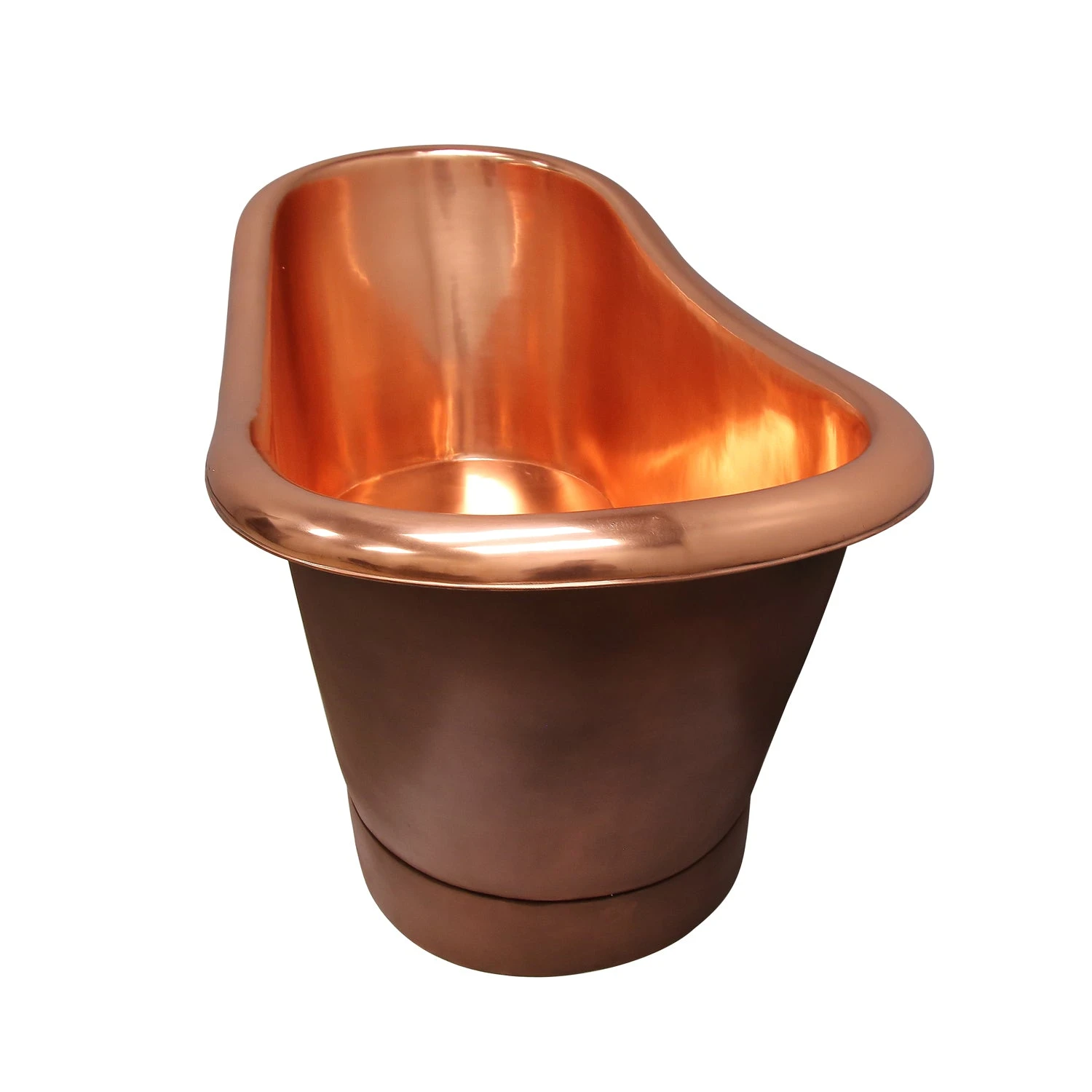 Chopin 70″ Copper Double Slipper Tub 3 Chopin 70″ Copper Double Slipper Tub - Image 3