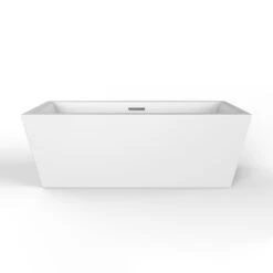 Stannard 67" Acrylic Tub With Integrated Drain And Overflow