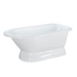 Clancy 66" Cast Iron Roll Tub On Base