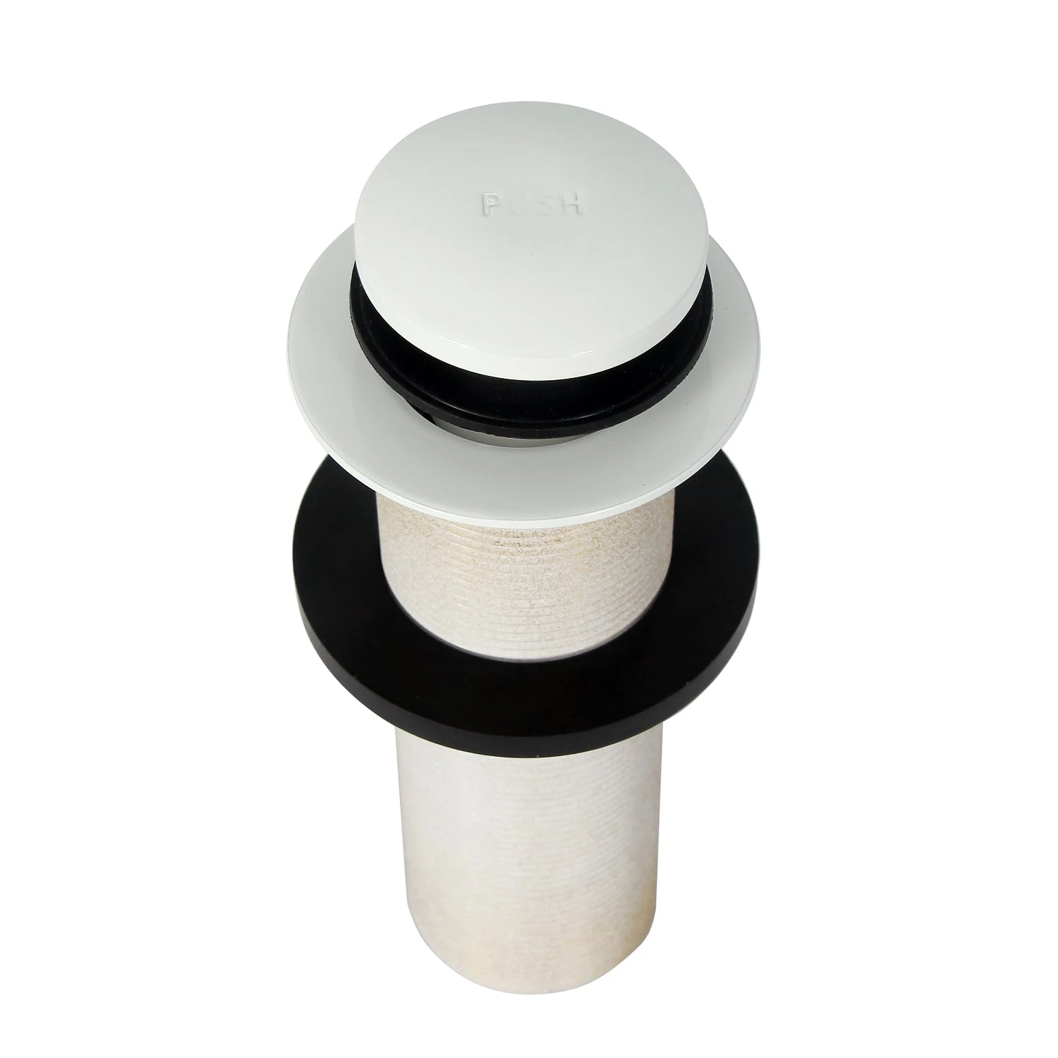 Extended 6" Soft Touch Tub Drain 2 Extended 6" Soft Touch Tub Drain - Image 2