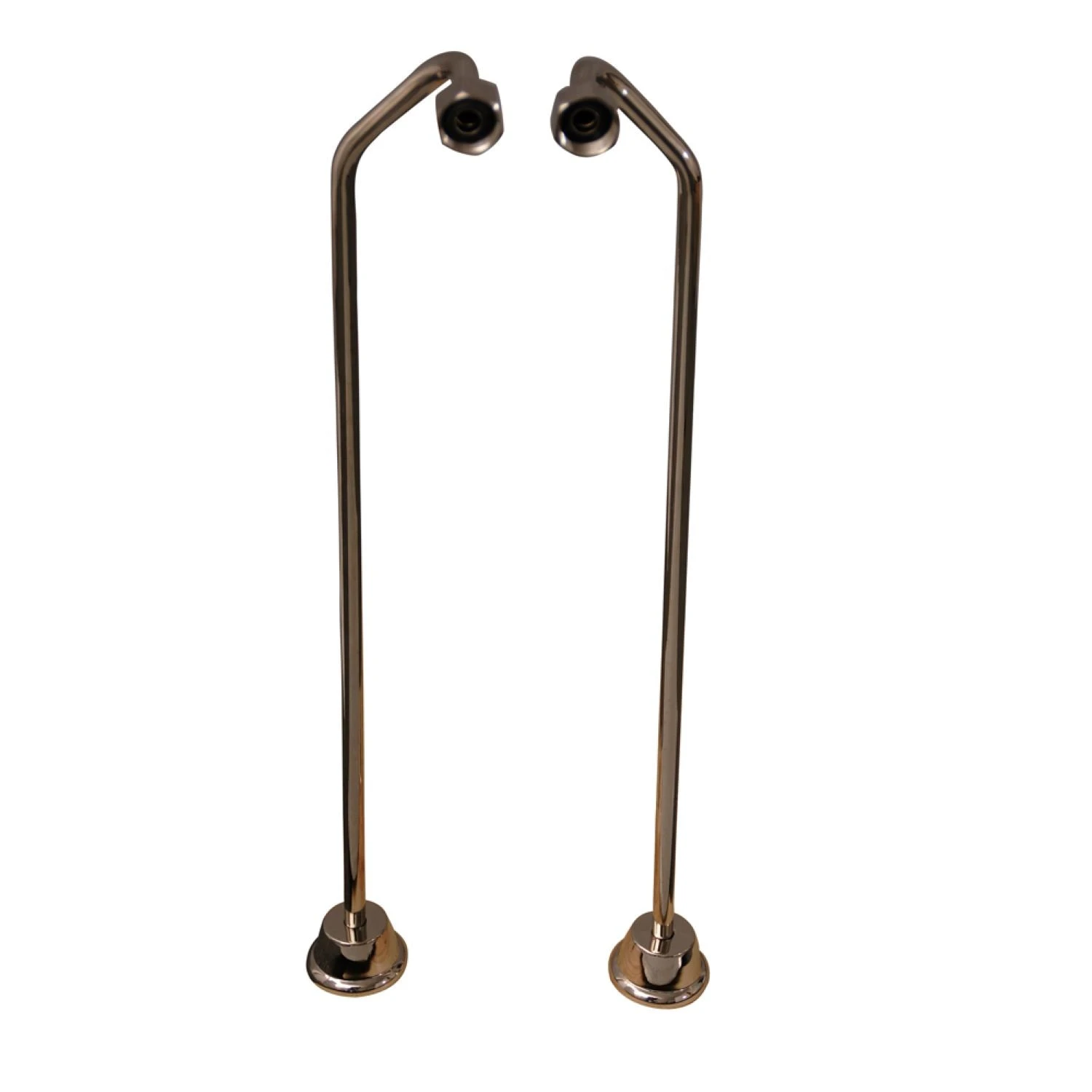 Antonio 55" Cast Iron Roll Top Tub Kit-Polished Nickel Accessories 3 Antonio 55" Cast Iron Roll Top Tub Kit-Polished Nickel Accessories - Image 3