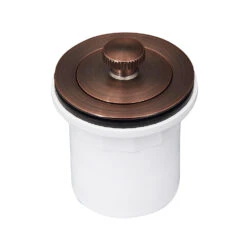 Lift & Turn Tub Drain With PVC Adapter