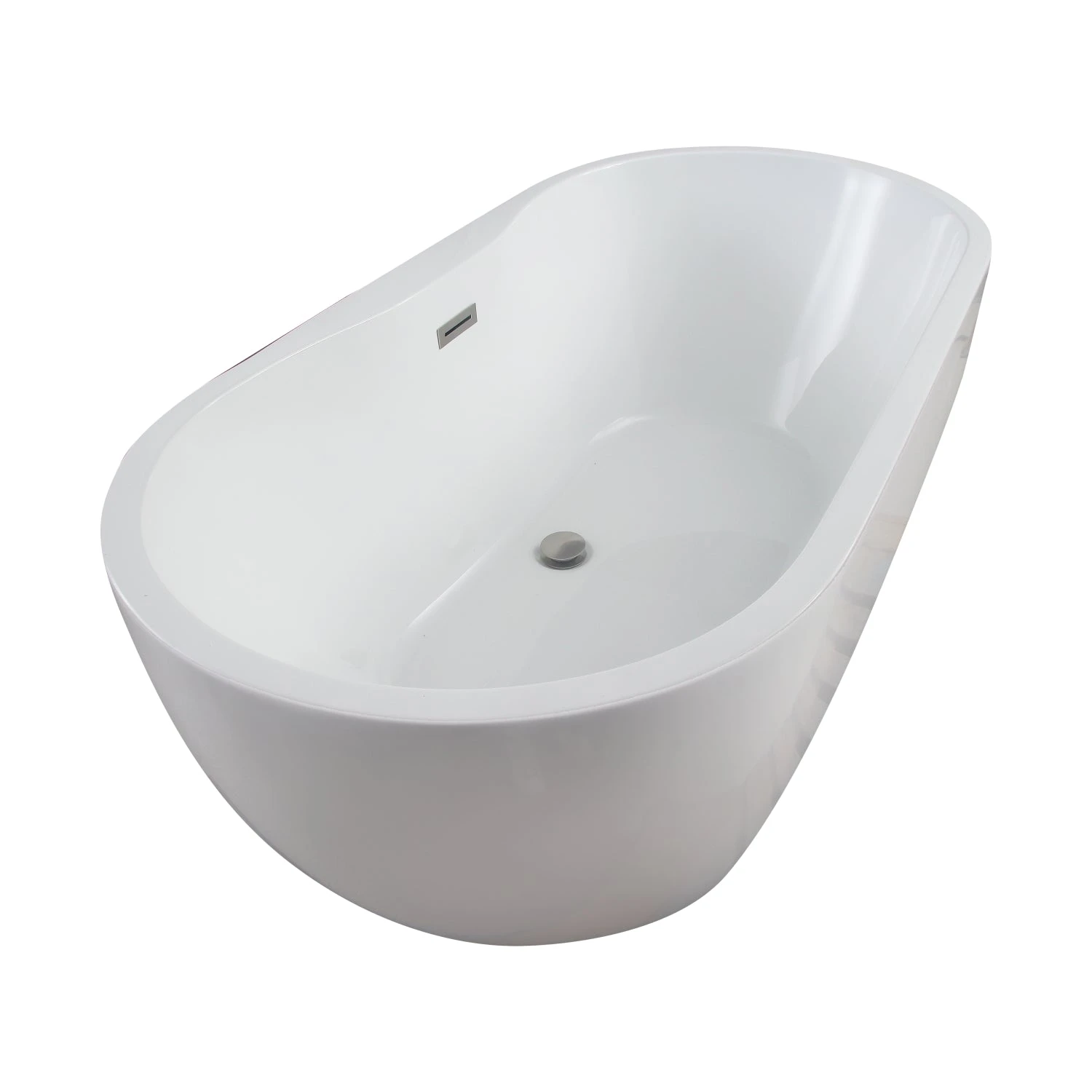 Penney 61" Acrylic Freestanding Tub With Integral Drain 2 Penney 61" Acrylic Freestanding Tub With Integral Drain - Image 2