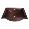 20" Fuller Concave Copper Undermount Basin