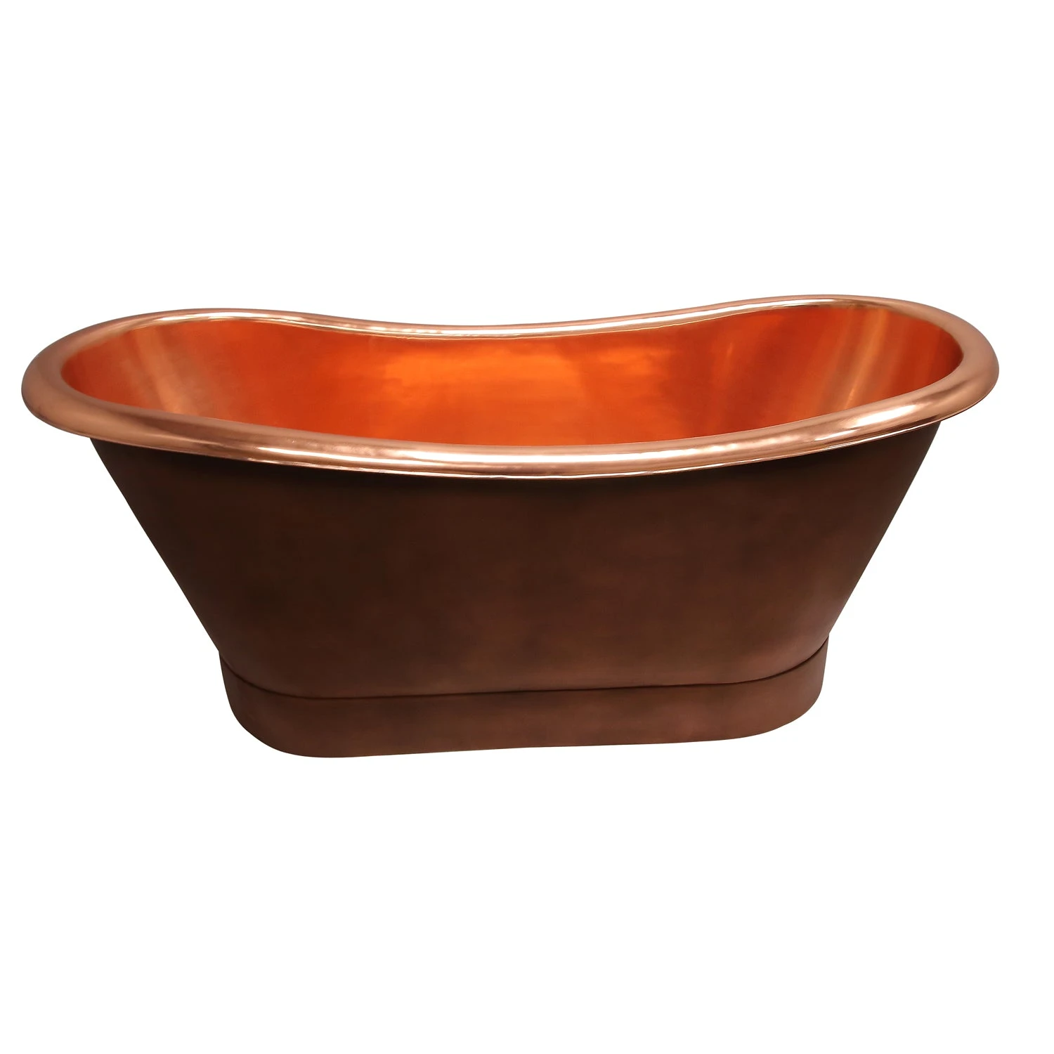 Chopin 70″ Copper Double Slipper Tub 2 Chopin 70″ Copper Double Slipper Tub - Image 2