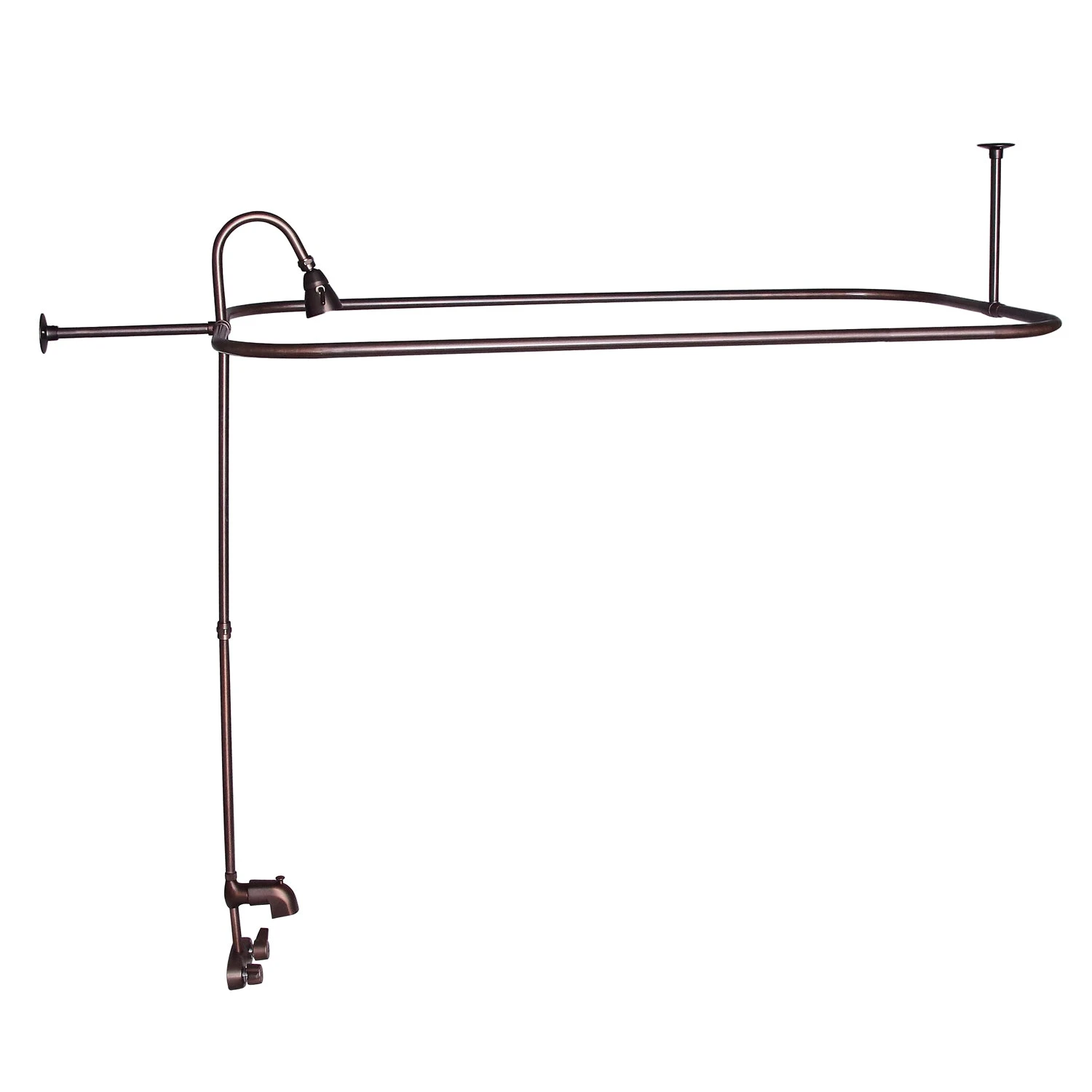 Brocton 65″ Cast Iron Roll Top Tub Kit – Oil Rubbed Bronze Accessories 3 Brocton 65″ Cast Iron Roll Top Tub Kit – Oil Rubbed Bronze Accessories - Image 3