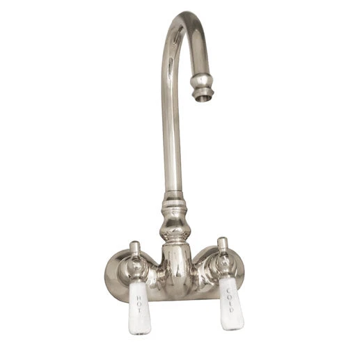 Clawfoot Tub Filler – Code Spout, Lever Porcelain Handles 3 Clawfoot Tub Filler – Code Spout, Lever Porcelain Handles - Image 3