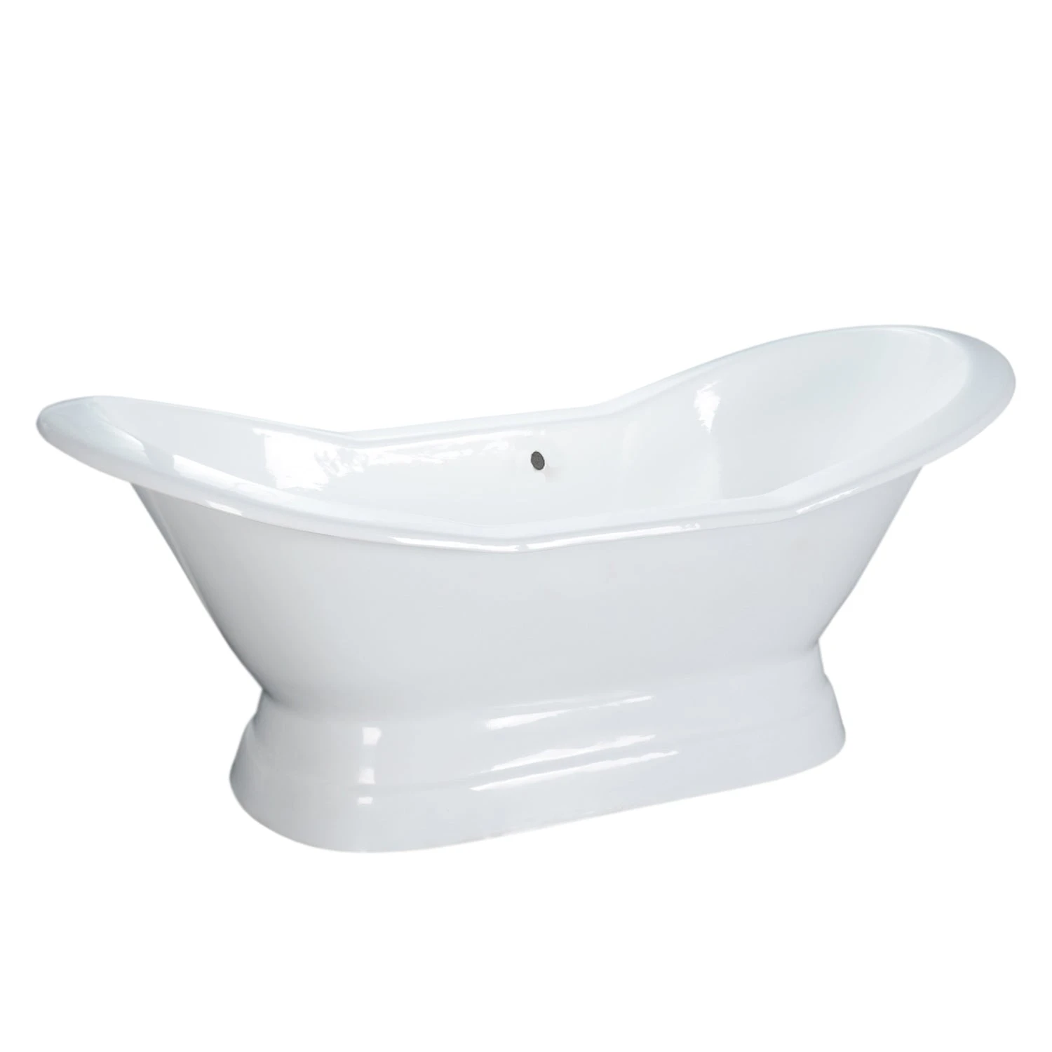 Maren 61" Cast Iron Double Slipper Tub On Base 2 Maren 61" Cast Iron Double Slipper Tub On Base - Image 2