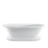 Corinne 72" Acrylic Double Roll Top Tub On Base