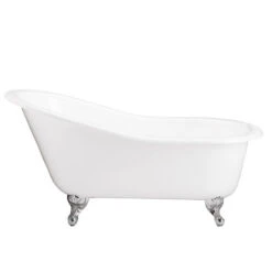 Grayson 57" Cast IronSlipper Tub
