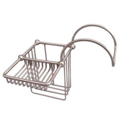 Bath Supply Basket For Tub Rim
