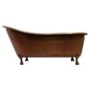 Gitali 68" Slipper Copper Tub