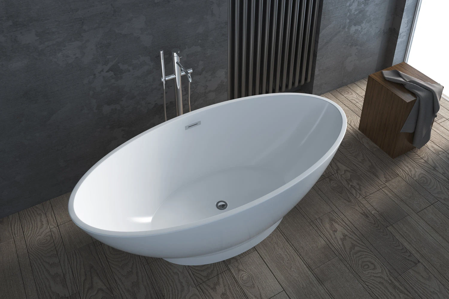 Noelani 66" Acrylic Freestanding Tub With Integral Drain 9 Noelani 66" Acrylic Freestanding Tub With Integral Drain - Image 9