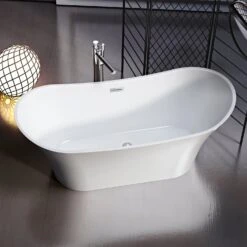 Noreen 69" Acrylic Double Slipper Tub With Integrated Drain And Overflow -Barclay Products Shop download 7bab45c6 2a28 4955 a3e7 0084e5710058