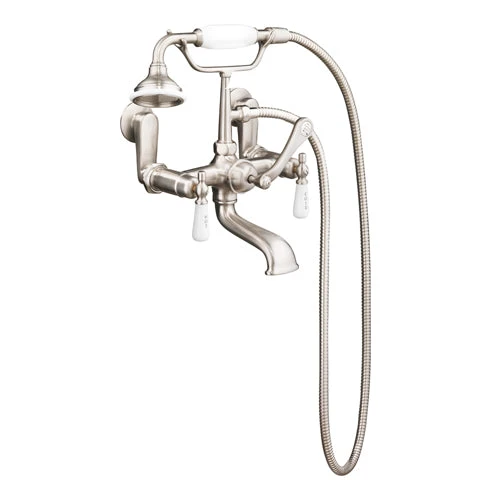 Clawfoot Tub Filler – Elephant Spout, Hand Held Shower, Swivel Mounts 10 Clawfoot Tub Filler – Elephant Spout, Hand Held Shower, Swivel Mounts - Image 10