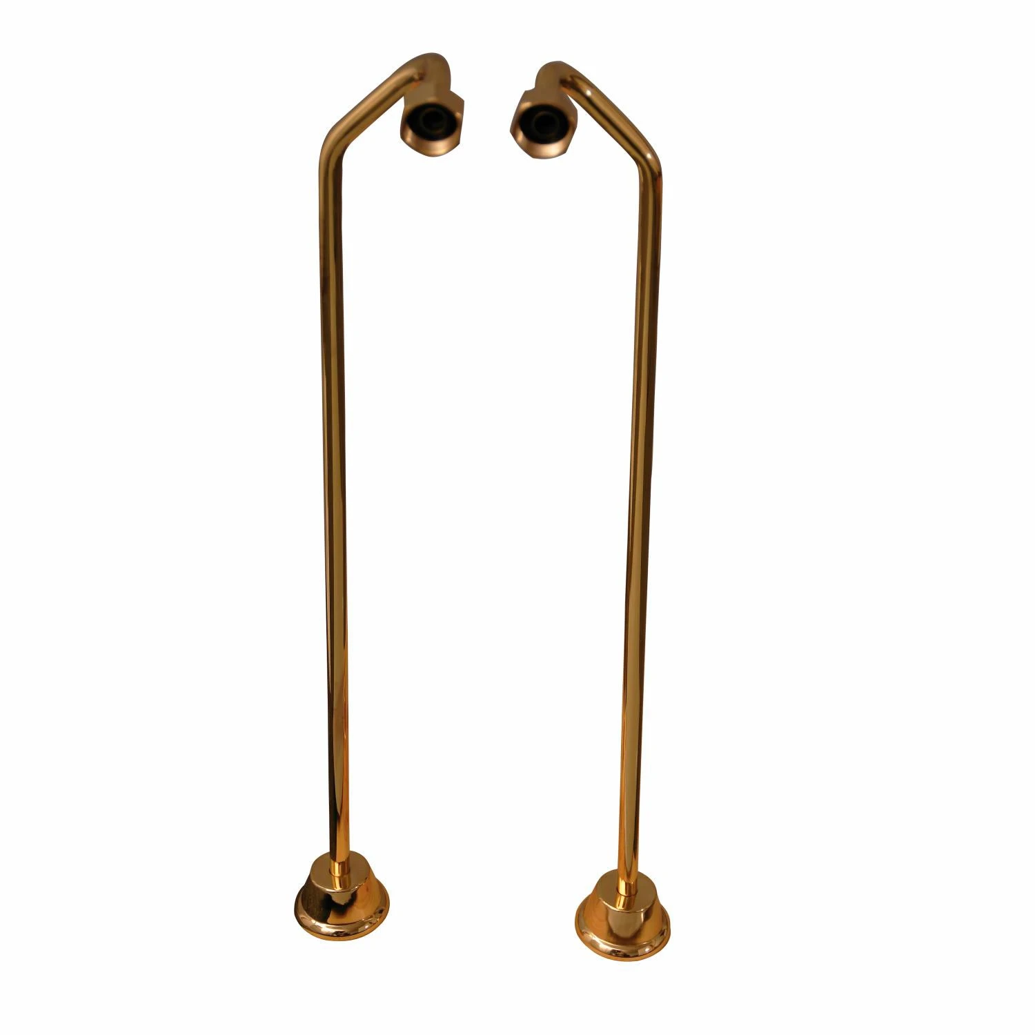 Bartlett 60" Cast Iron Roll Top Tub Kit-Polished Brass Accessories 3 Bartlett 60" Cast Iron Roll Top Tub Kit-Polished Brass Accessories - Image 3