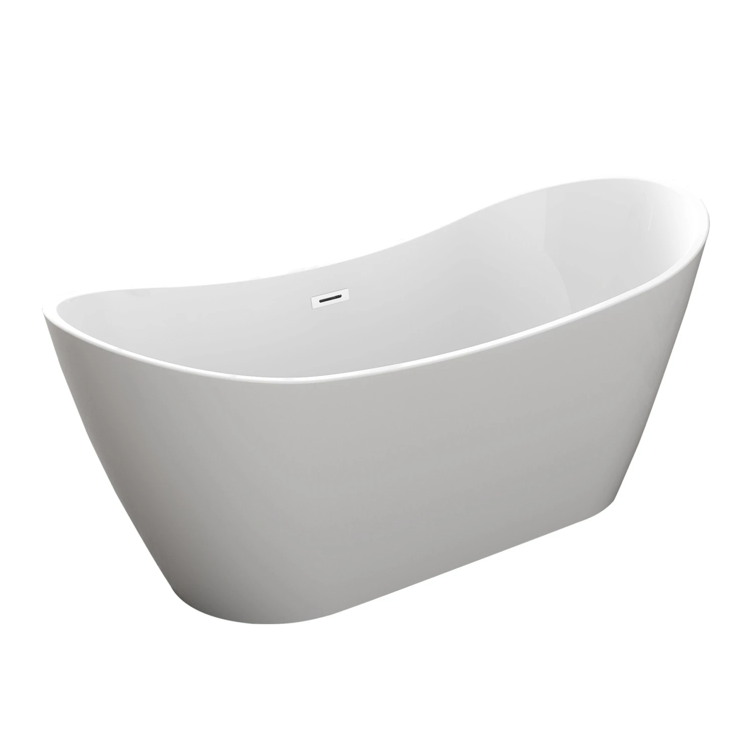 Nairobi 67" Acrylic Double Slipper Tub 2 Nairobi 67" Acrylic Double Slipper Tub - Image 2