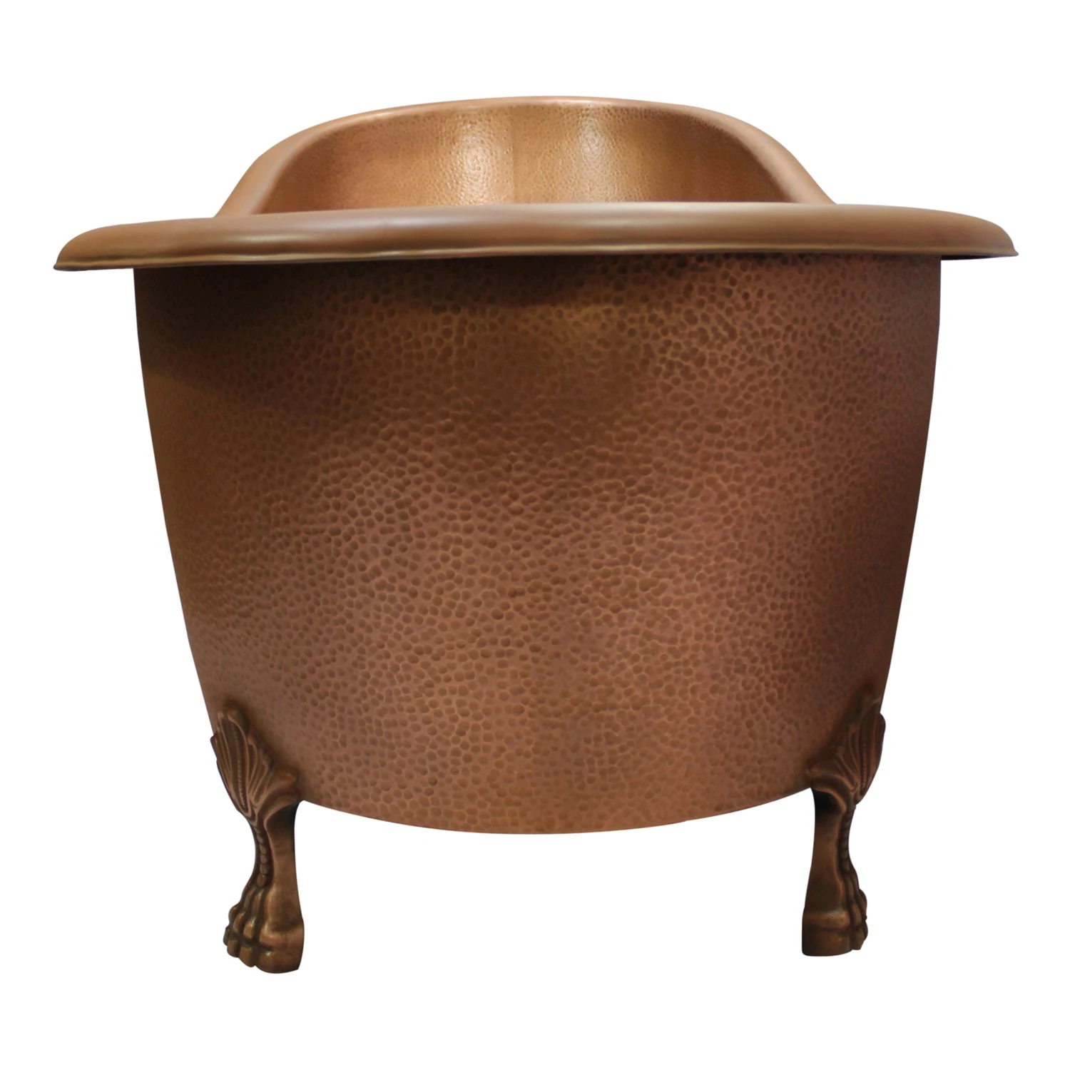 Gitali 68" Slipper Copper Tub 4 Gitali 68" Slipper Copper Tub - Image 4