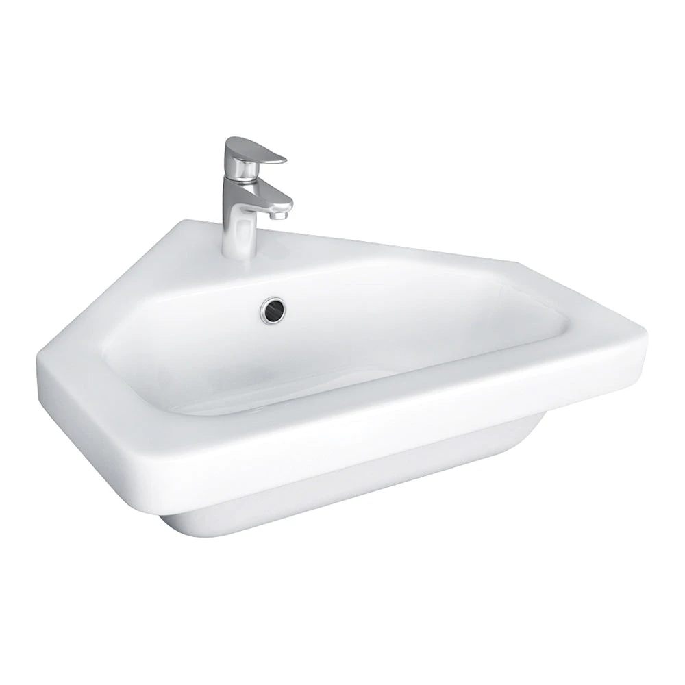 Resort Corner Wall Hung Basin 1 Resort Corner Wall Hung Basin