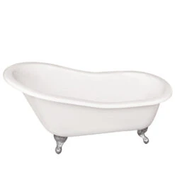 Icarus 67" Cast Iron Slipper Tub