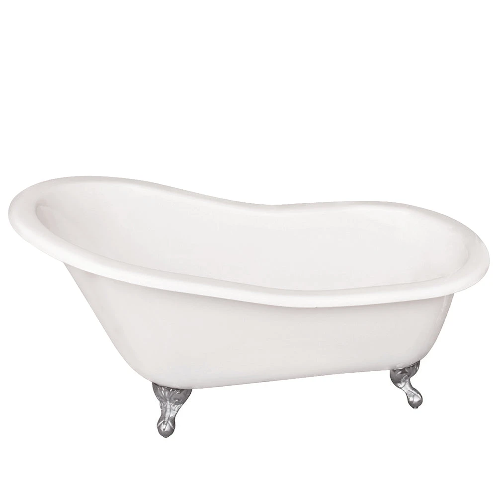 Icarus 67" Cast Iron Slipper Tub 1 Icarus 67" Cast Iron Slipper Tub